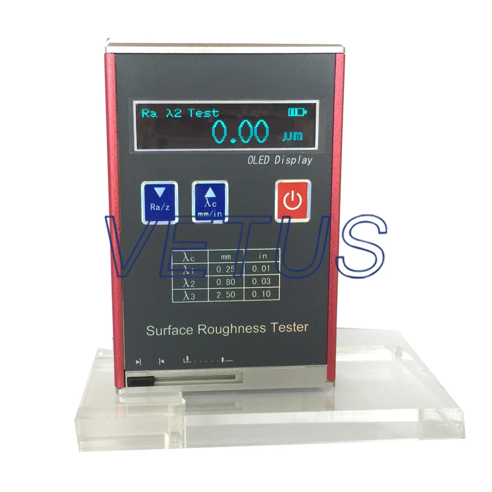 

VTS-220 Digital Surface Roughness Tester With Ra Rq 0.05 to15.0 Measuring range Portable Surface profilometer Gauge