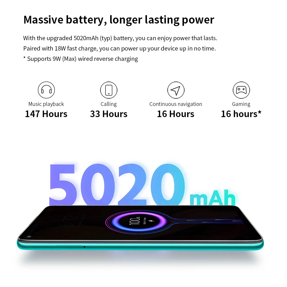 Redmi Note 9 глобальная версия 3 ГБ + 64 Гб Смартфон Xiaomi MTK Helio G85 Octa Core 48MP Quad камера заднего