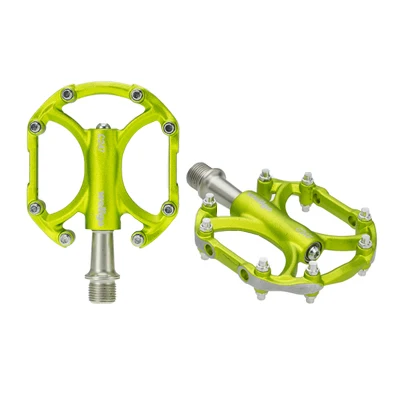 Wellgo алюминиевый сплав Сверхлегкий Wellgo C247 велосипедные Подшипники педали BMX MTB горный велосипед педали 226 г - Цвет: Green