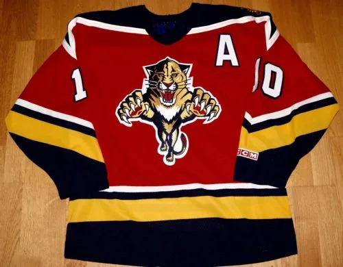 

Panthers #10 Pavel Bure MEN'S Hockey Jersey Embroidery Stitched Customize any number and name