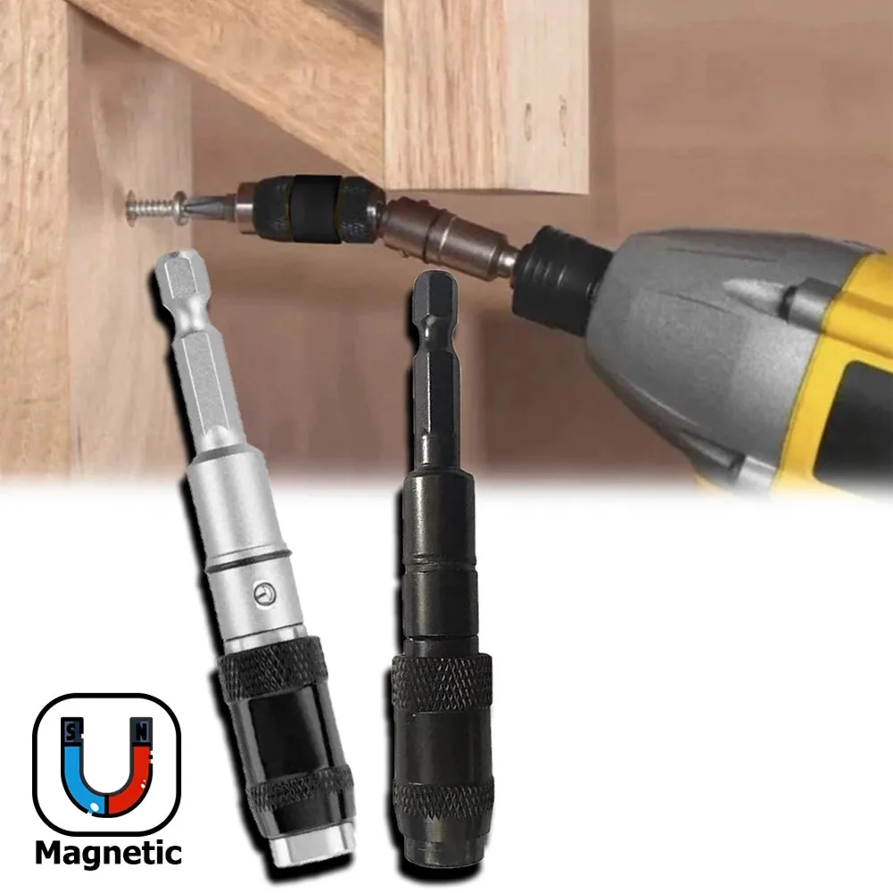 

2* Electromagnetic Screw Drill Bit 2x 88mm Carbon Steel Holder Swivel Screw