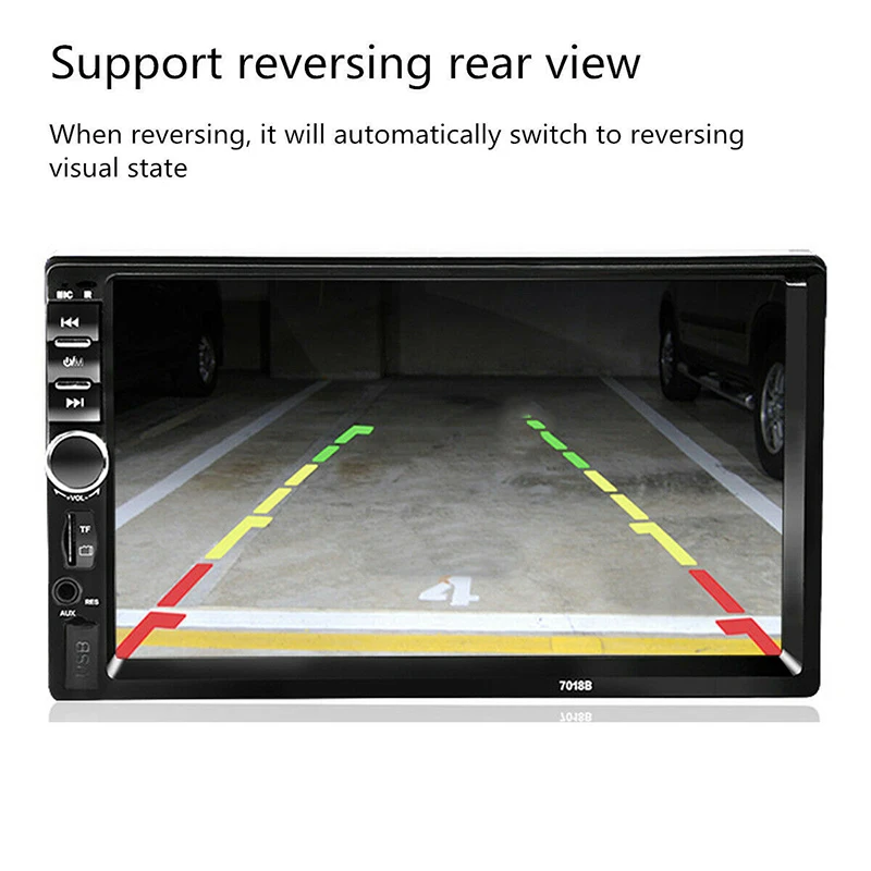 " lcd сенсорный экран автомобильный Радио плеер громкой связи HD 2DIN Bluetooth Авто Радио для стерео-Радио автомобильной MP5 плеер FM/USB 2,0 Камера заднего вида
