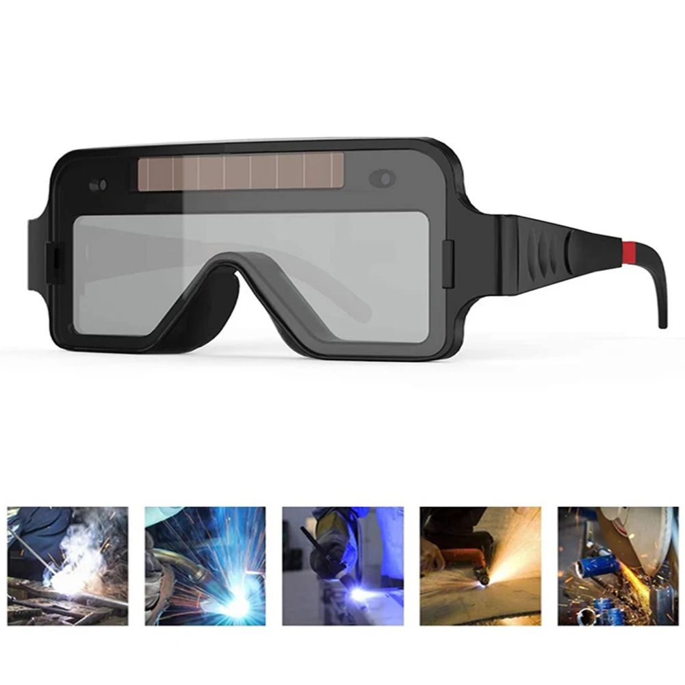 

Solar Auto Darkening Welding Glasses Anti-Glare Eyes Mask Goggles Automatic Light Change Argon Arc Protection Helmet