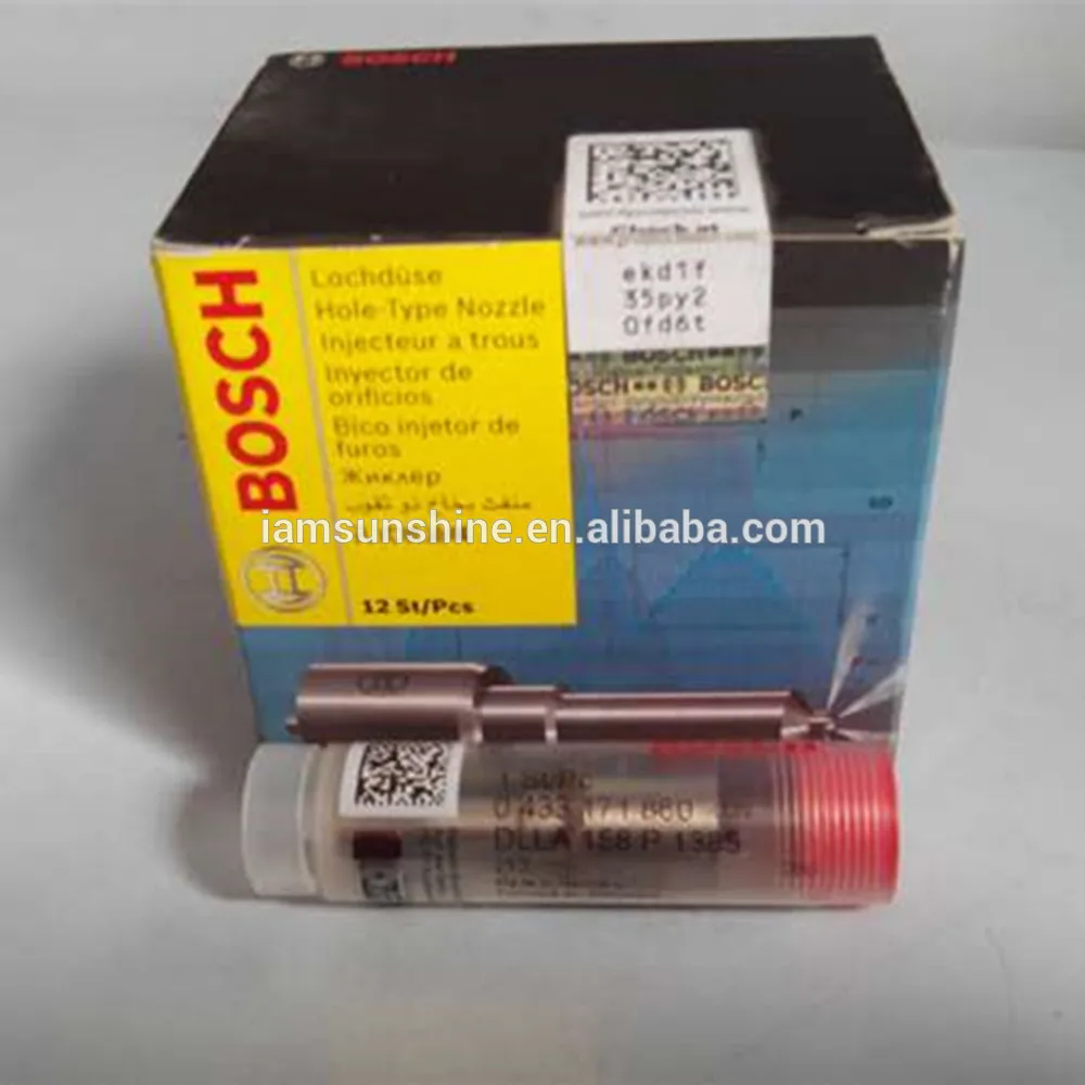 

Genuine DLLA158P1385 injector nozzle DLLA158P1385, 0433171860 for 0445120027