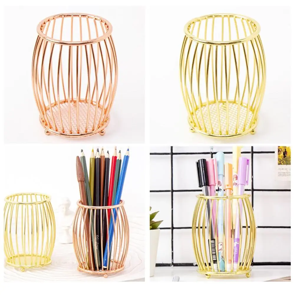 Многофункциональный держатель для ручек в форме барабана настольный офисный