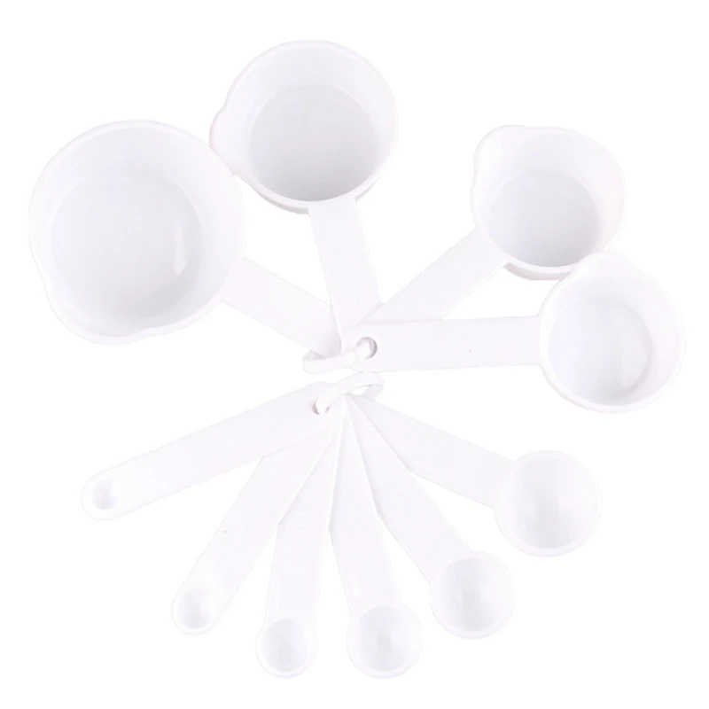 

Measuring Cups And Measuring Spoon Scoop Silicone Handle Kitchen Measuring Tool