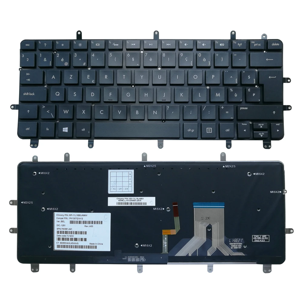 OVY AR BE FB GR IT LA SP Клавиатура для ноутбука HP for ENVY Spectre XT Pro ультрабук 13-2000 XT13 с