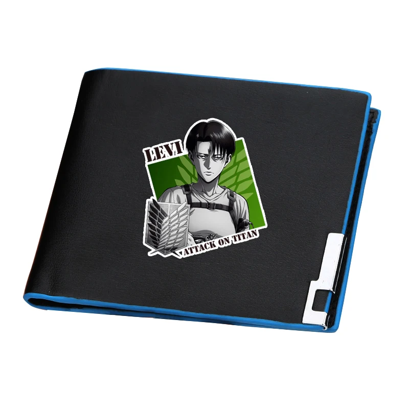 Горячая аниме атака на Титанов кошельки мультфильм сумки для денег студентов ID
