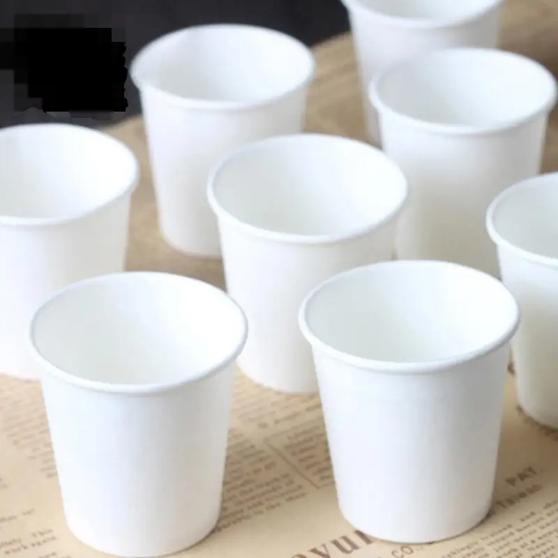 Мини стаканы для дегустации бумаги 2 унции/60 мл белый/коричневый кофе Рекламный