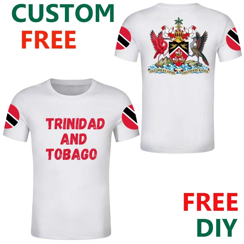 Тринидад и Тобаго Флаг Футболка собственными руками Сделай Сам бесплатная