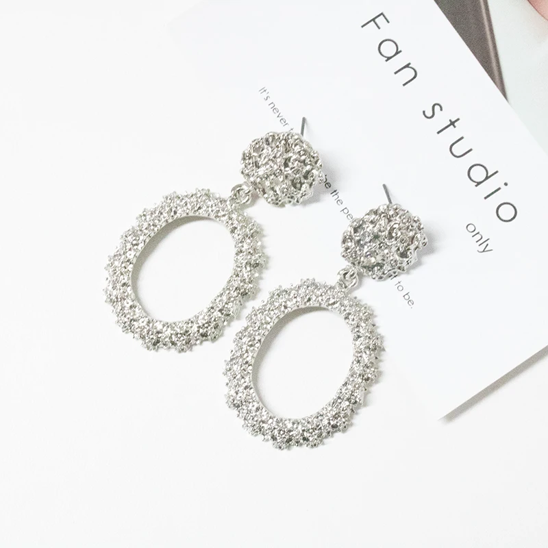 

Earrings Jewelry Luxury Metal Long Big Drop Earrings for Women Girl Fashion Charm Party Exaggerated Vintage Earring Jewelry Gift