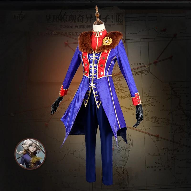 Игра идентичность V маскарадные костюмы Охотник фотограф Джозеф карнавальный