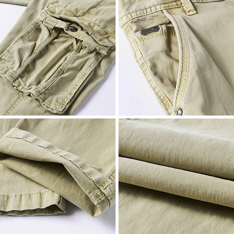 

2020 Cargo Pants Men's Side Pockets High Street 28-38 Code Male Trousers Fashion Casual Streetwear Men Pants
