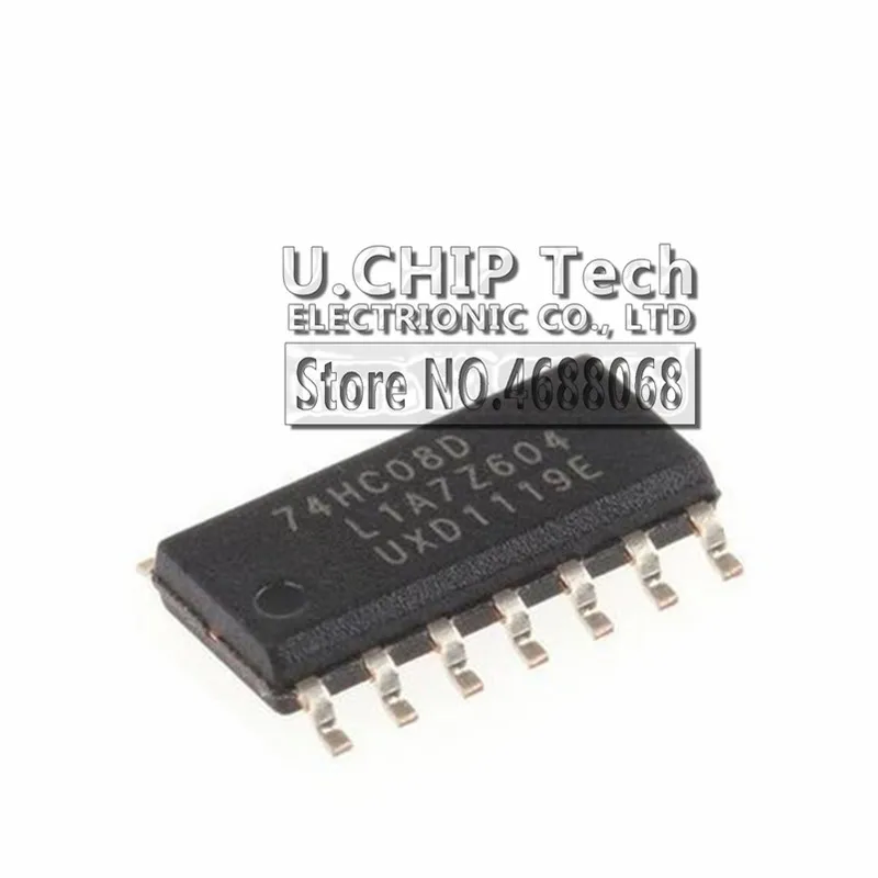 10 шт./лот 74HC08D 74HC08 SN74HC08DR Четырехместный 2 вход положительный и ворота IC лапками