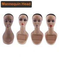 female bald mannequin training head cosmetology practice african manikin head for wigs making hair styling hat display makeup