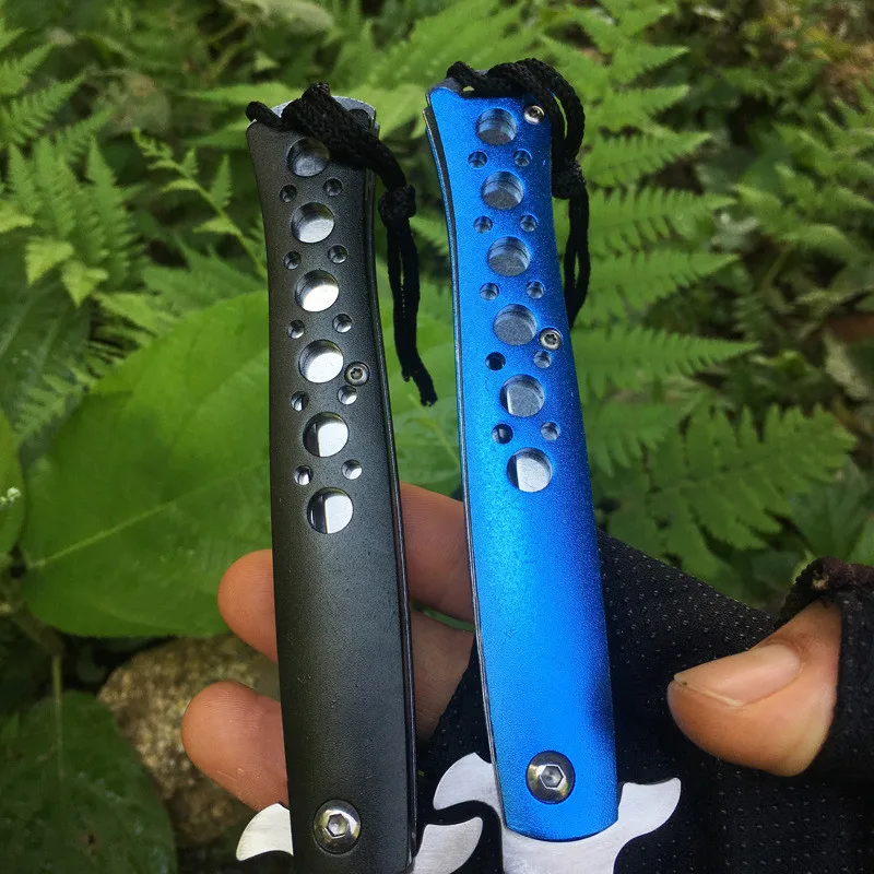 Открытый самообороны Многофункциональный складной нож-функция меч нож кемпинг