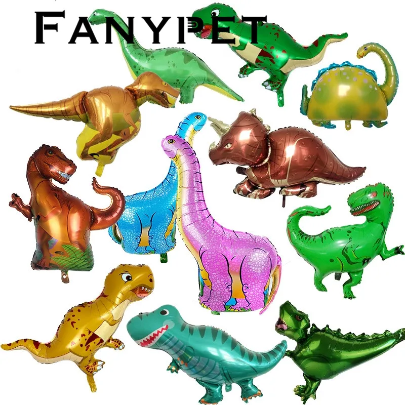 50 шт. большой динозавр фольгированный шар детская игрушка для дня рождения