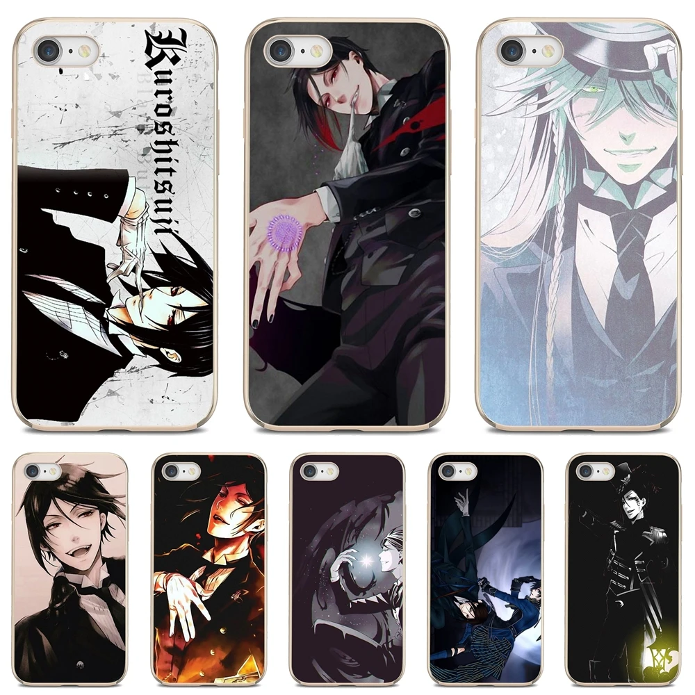 

Soft TPU Cover JP Anime Black Butler Kuroshitsuji For iPhone 10 11 12 13 Mini Pro 4S 5S SE 5C 6 6S 7 8 X XR XS Plus Max 2020