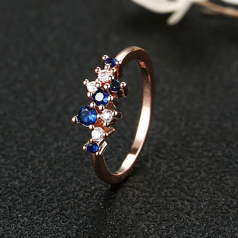 

Newest Fashion Engagement Ring For Women Colorful AAA Zircon Wedding Trendy Jewelry Simple Stylish Female Finger Rings Anillos