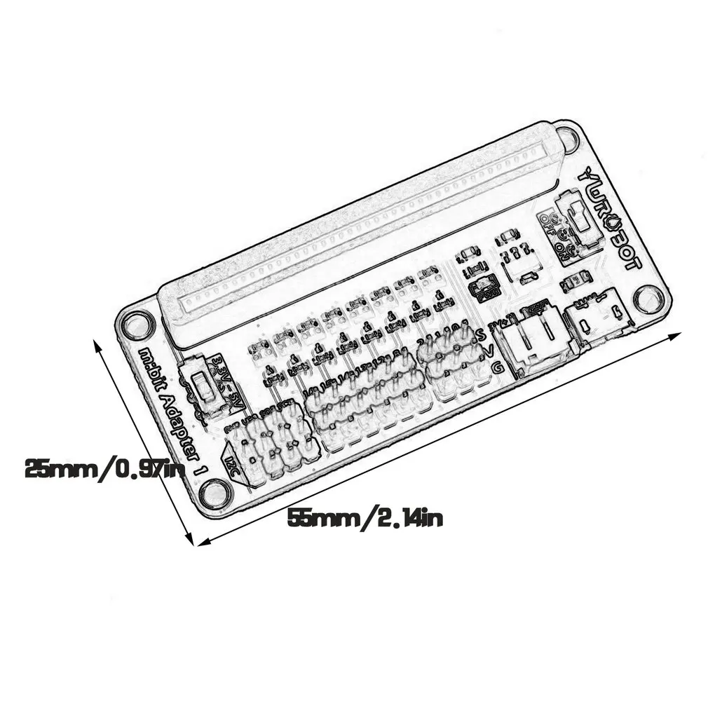 3, 3  5   I2C  BBC Micro:bit Microbit