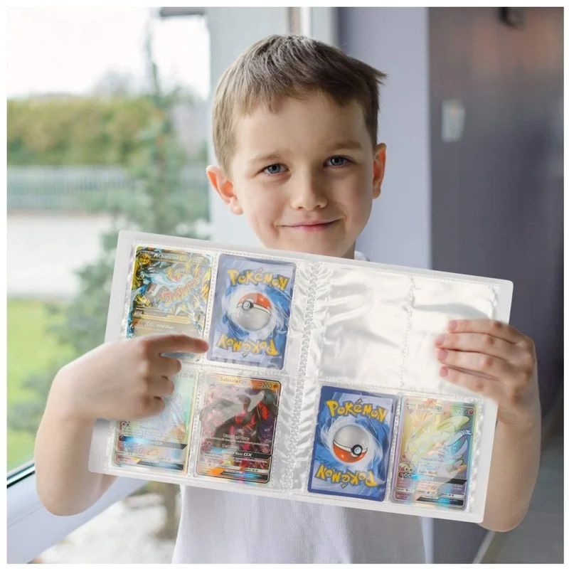 

The Latest 240 Pokemon Card Album Pikachu Book Collection Cartoon Anime Game Binder Folder Top Loading List Toy Children's Gifts