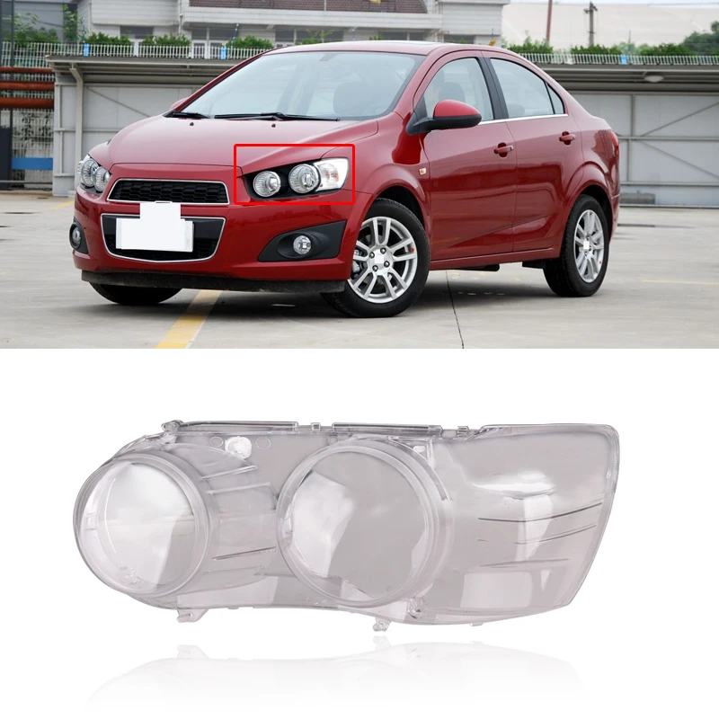 CAPQX 1 шт. для Chevrolet Aveo 2011 2013 передний налобный фонарь прозрачная крышка абажур