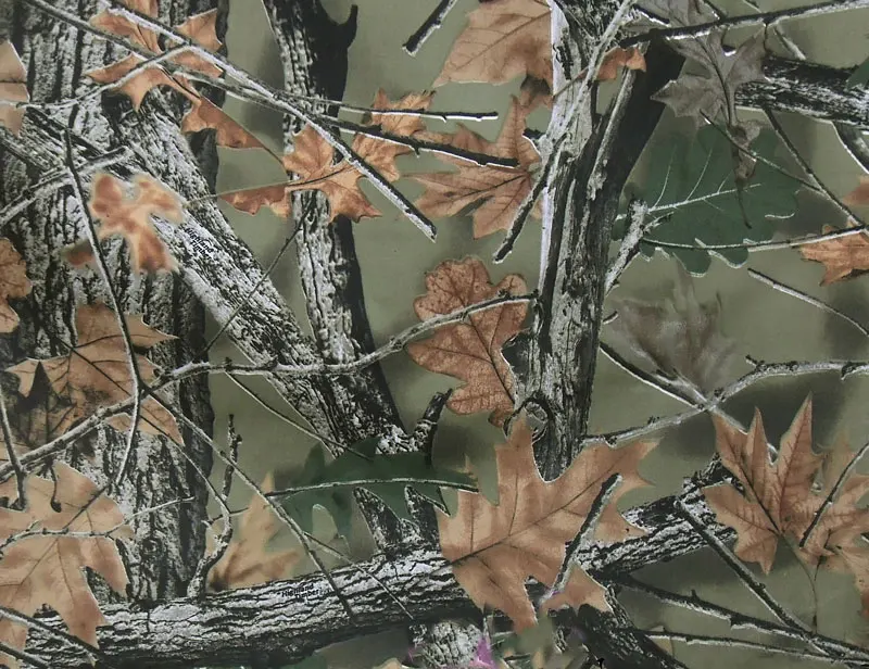 1,5 м ширина Bionic Camo ткань дерево листья камуфляж ткань для охоты Открытый скрытый чехол слепой