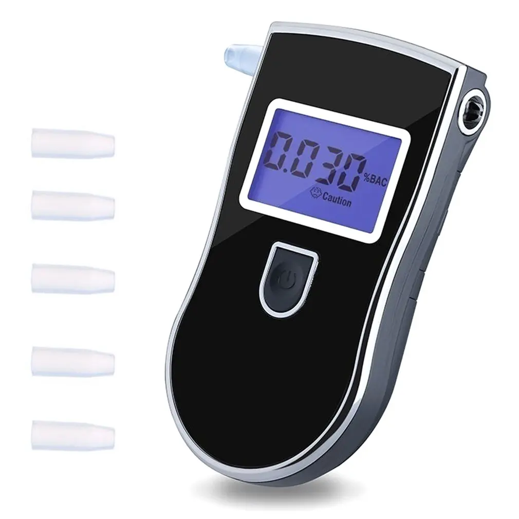 

AT-818 Digital LCD Display Breath Alcohol Tester Car Breathalyzer Portable Alcohol Meter Wine Alcohol Test Driving Tester
