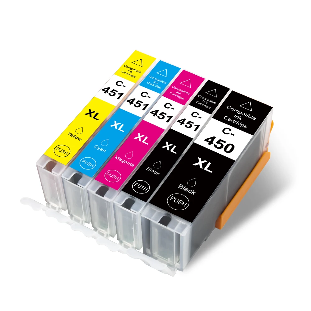 Картридж чернильный 10PK 450XL 451XL совместим с Canon PGI450 CLI451 для PIXMA MG5440 MG5540 MG5640 MG6340 MG6440