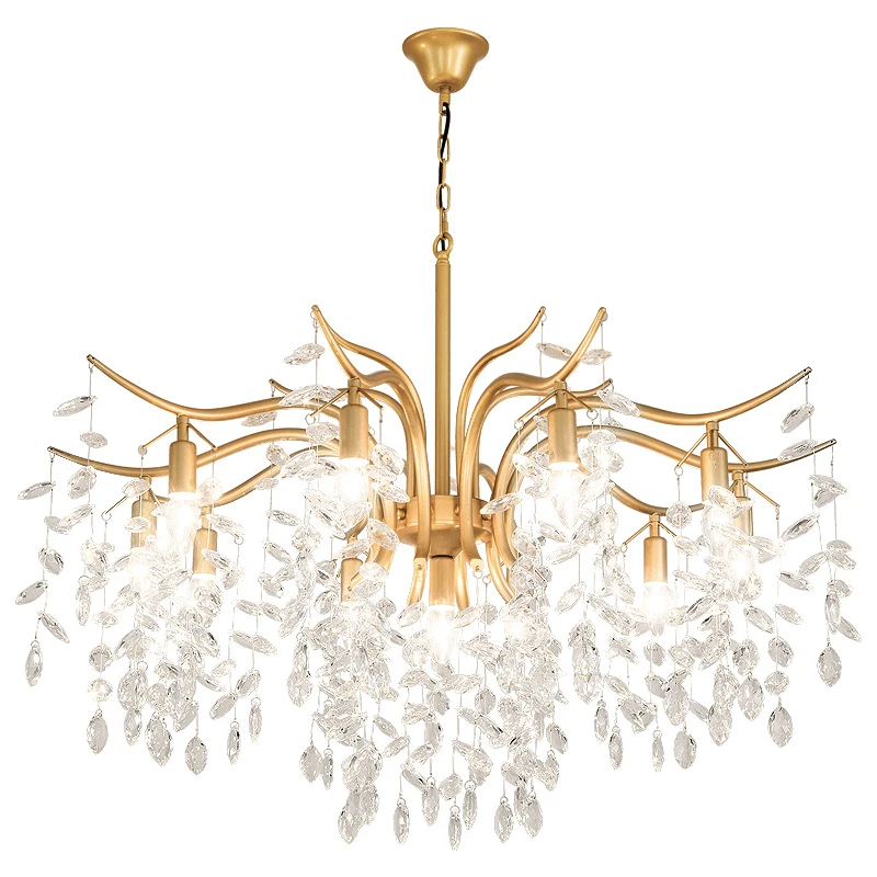 

New TRAZOS Modern Led Chandelier Gold Circle Ceiling mounted LED Chandelier Lighting For Living room Dining room Kitchen