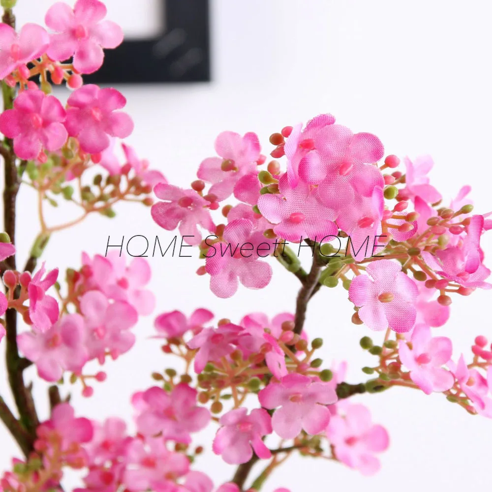Искусственные цветы 5 шт. искусственные вишни длиной 85 см подходят для напольных