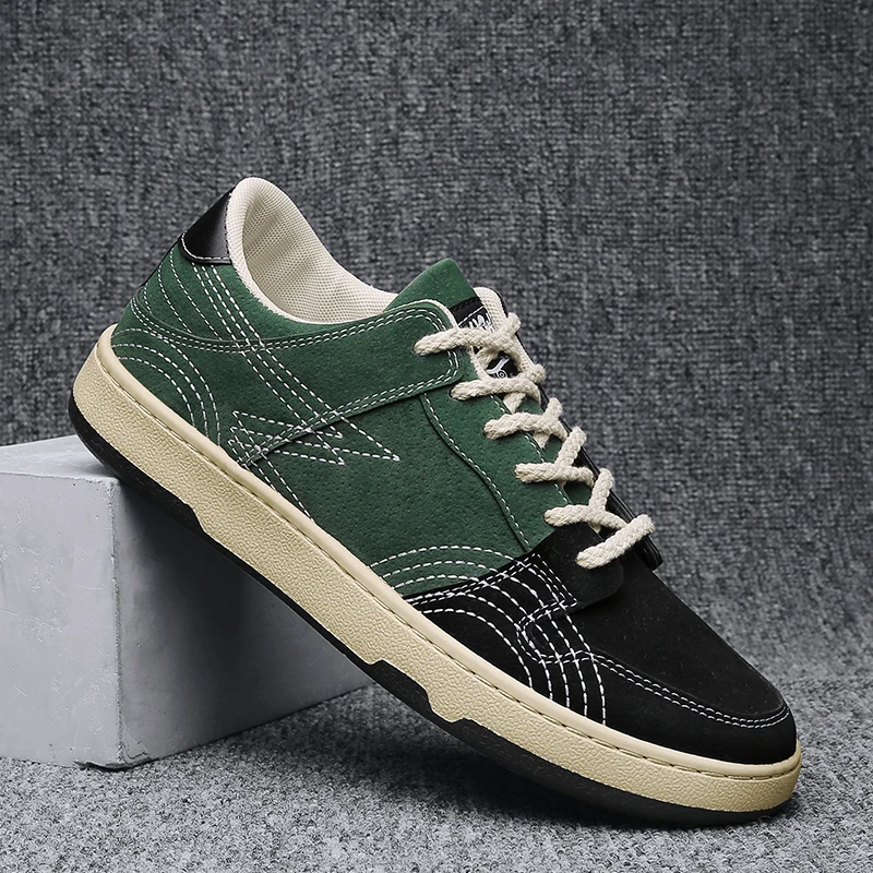 Модные мужские кроссовки, удобная повседневная обувь, легкие кроссовки, обувь для скейтборда, прогулочная обувь на шнуровке