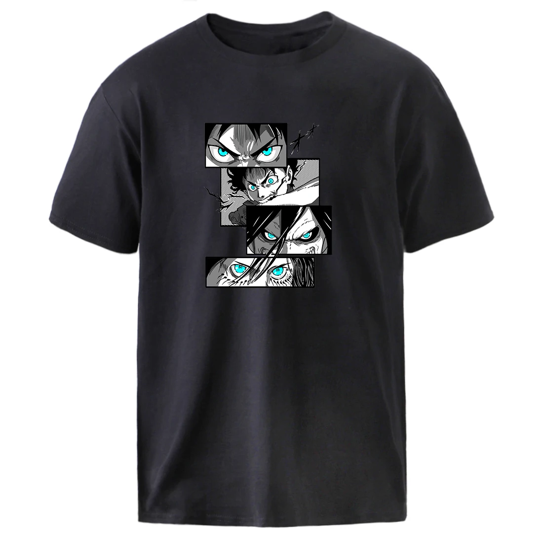 

Футболка мужская с принтом «атака на Титанов», черная Свободная Повседневная футболка с коротким рукавом, Винтажная футболка, лето 2021