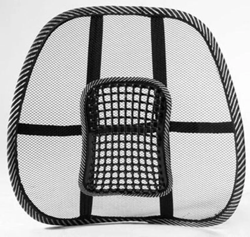 Сетчатый Поясничный Бандаж для спины офиса дома автомобиля подушка кресла