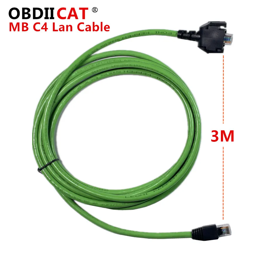 

Диагностический кабель OBDIICAT C4 Lan для Mer-cedes, диагностический инструмент B-enz, диагностическая система, Диагностический мультиплексор
