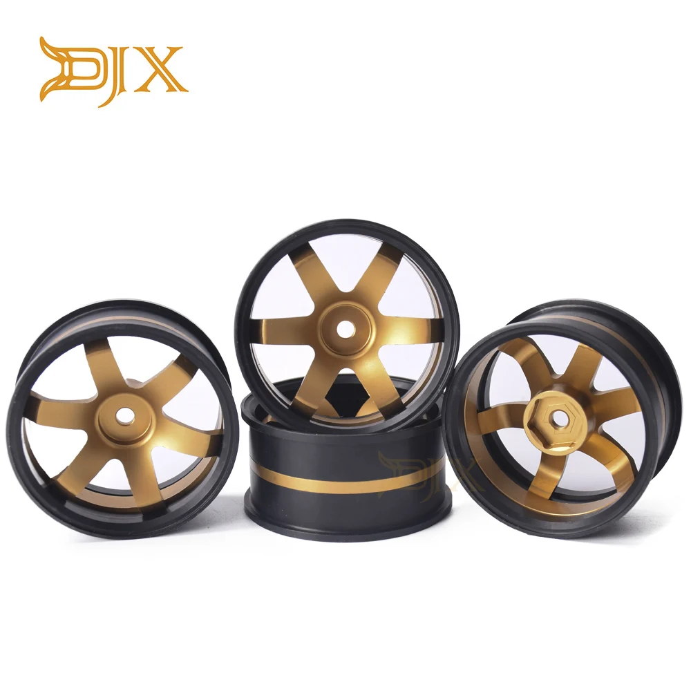 DJX 1/10 RC Дрифт автомобиль алюминиевый сплав колесные ступицы диаметр 52 мм для HSP