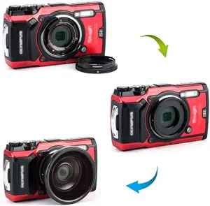 Кольцевая трубка JJC для адаптера объектива для камеры Olympus Hard TG6 TG5 TG4 TG3 TG2 TG1, FCON-T01 TCON-T01, как CLA-T01, резьба фильтра 40,5 мм