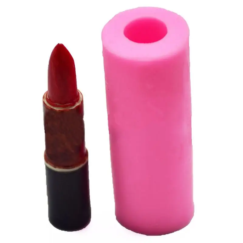 1 шт 3D губная помада силиконовые формы для украшения торта инструменты