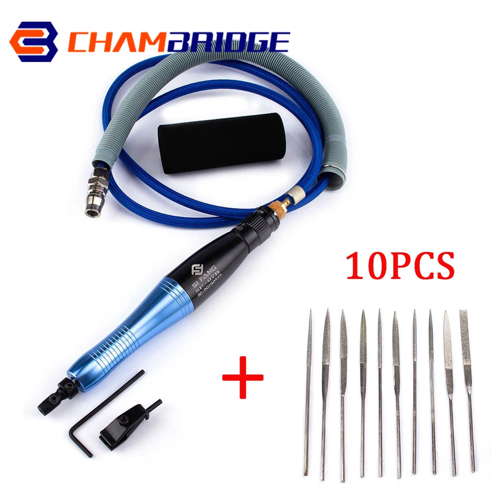 

1/8'' Pneumatic Air Pencil Die Grinder Reciprocating For Metal Lapping Filing Chuck For Grinding Cutting Carving Rust Removel