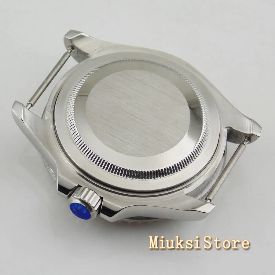 Чехол для часов из полированной нержавеющей стали с сапфировым стеклом 40 мм