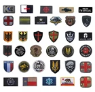 Вышитая Военная нашивка в полоску тактические заплатки для одежды, значки Красный Крест, Снайпер, Франция, Великобритания, Испания, Германия