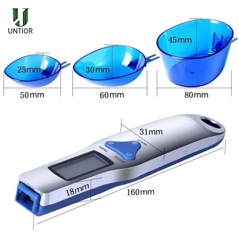 Портативные цифровые кухонные весы UNTIOR с ЖК-дисплеем точность 500 г/0 1 г