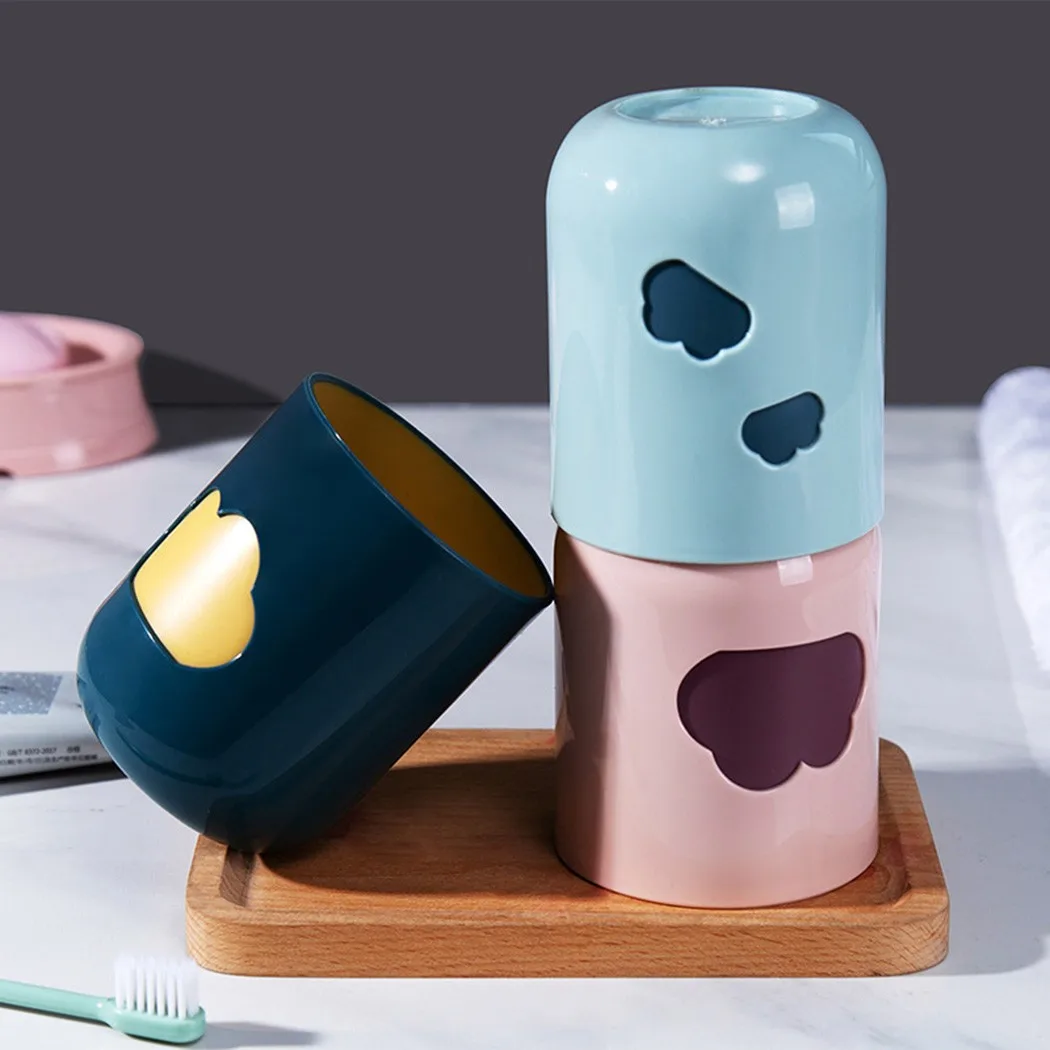 

Cloud Gargle Cup Lovers Bathroom Tumblers Plastic Mouthwash Cup Water Mug Home Travel Toothbrush Holder Cup Drinkware Tools