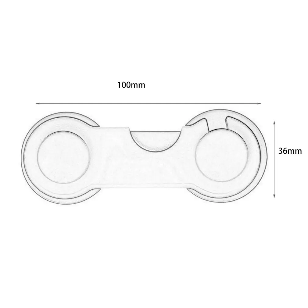 

Small Size ABS Plastic Home Door Drawer Safety Lock Children Kids Protect Safety Care Wardrobe Cabinet Locker Supplies