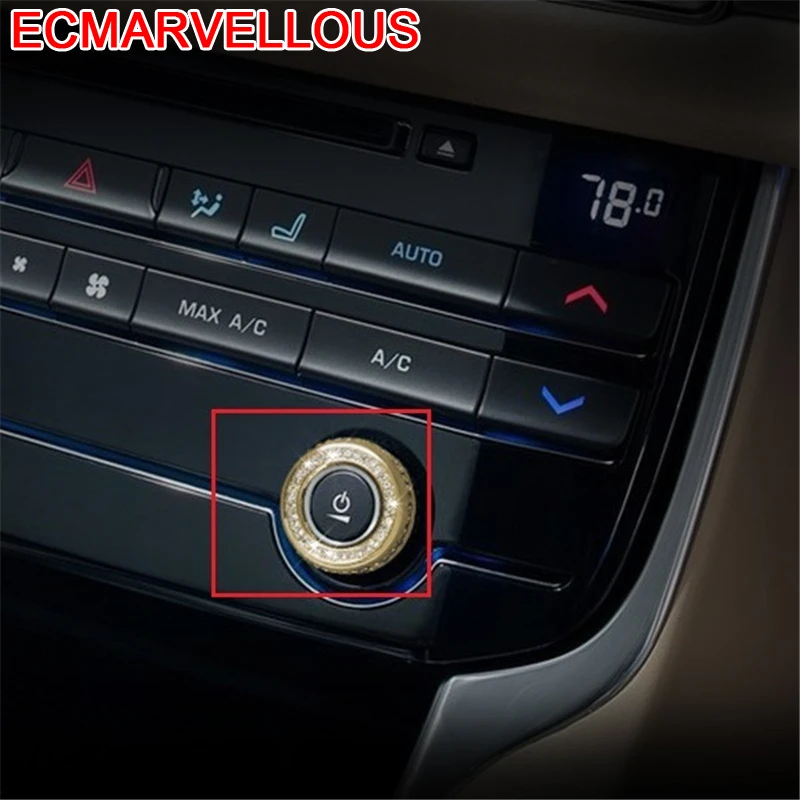 

Control System Gear Panel Automobile Chromium Decorative Car Styling Protecter Sticker Strip Accessory 16 17 FOR Jaguar F-PACE