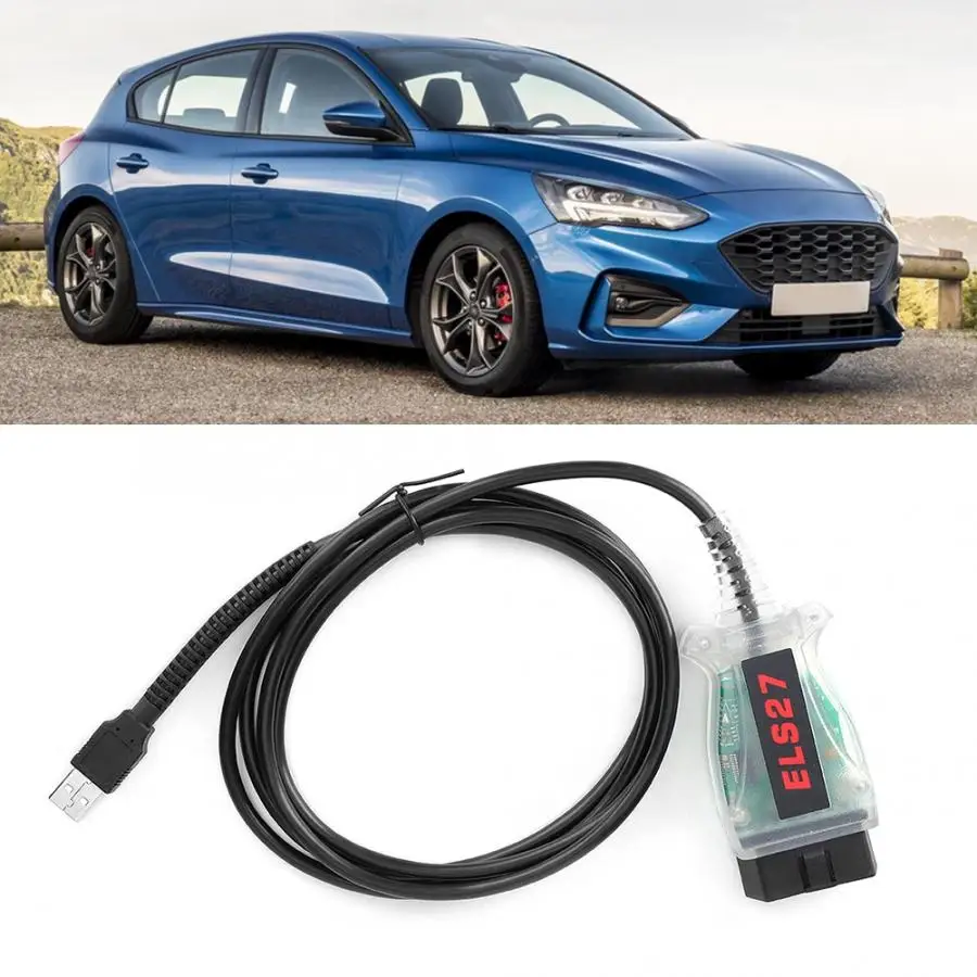 Диагностический сканер ELS27 OBD2 автомобильный диагностический кабель подходит для