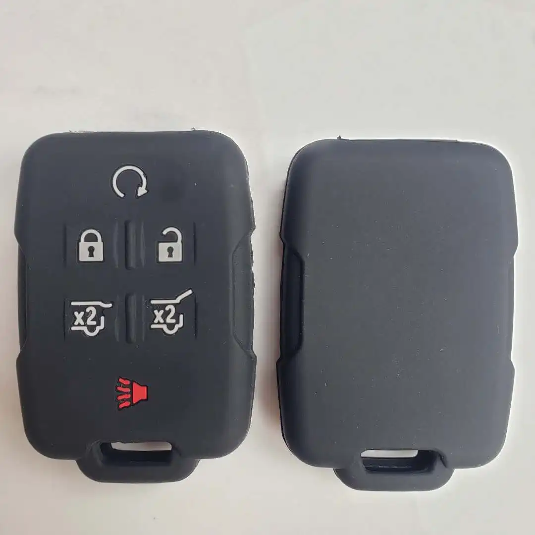 6 Кнопки Смарт брелок для ключей держатель пульта дистанционного чехол GMC Yukon Chevy