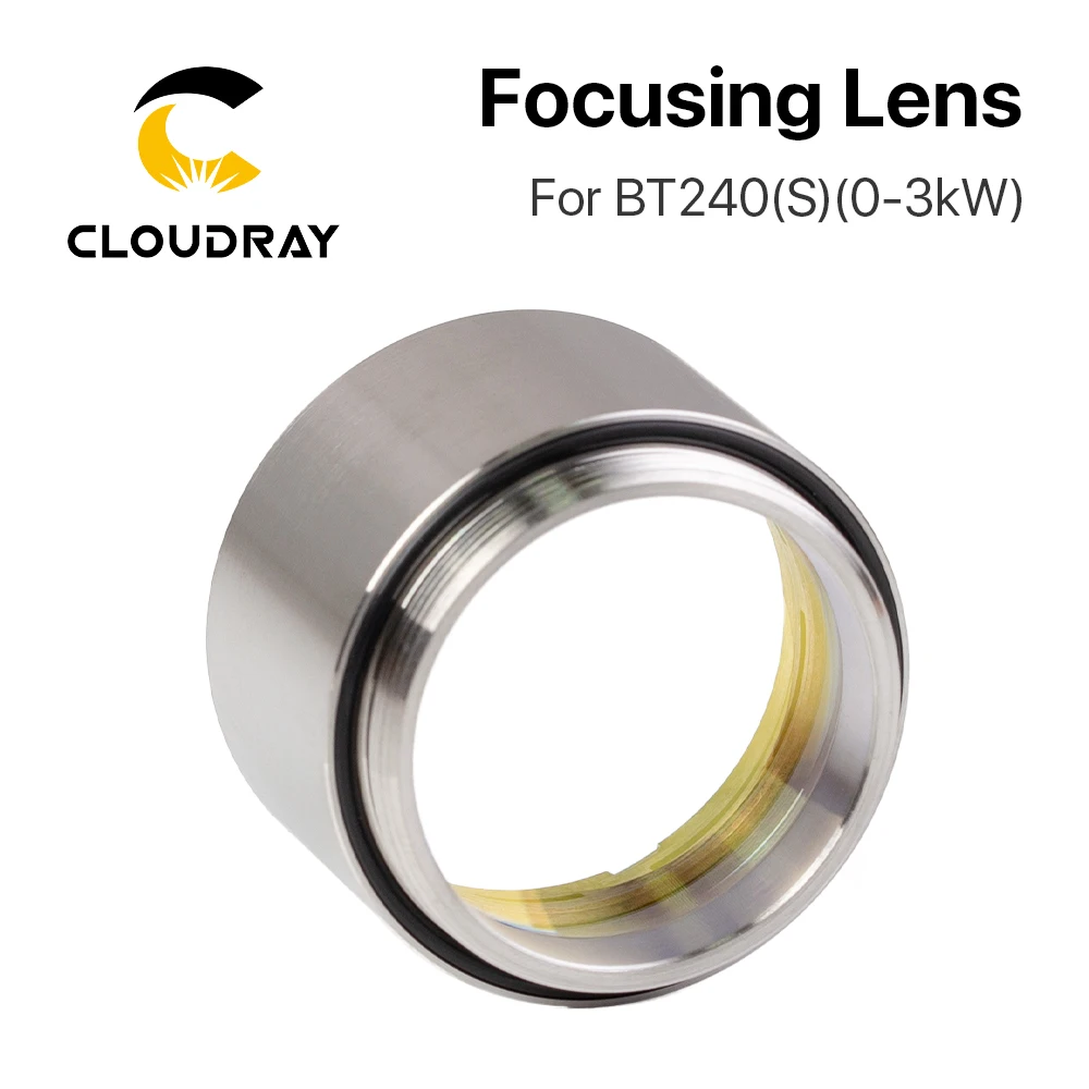 Волоконный лазерный фокусный объектив Cloudray BT240S D30 F100 F125mm с держателем объектива