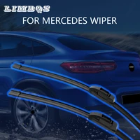 wiper blades for mercedes benz w204 w212 w205 w213 e class soft rubber front windscreen cleaning windshield cleaner replace