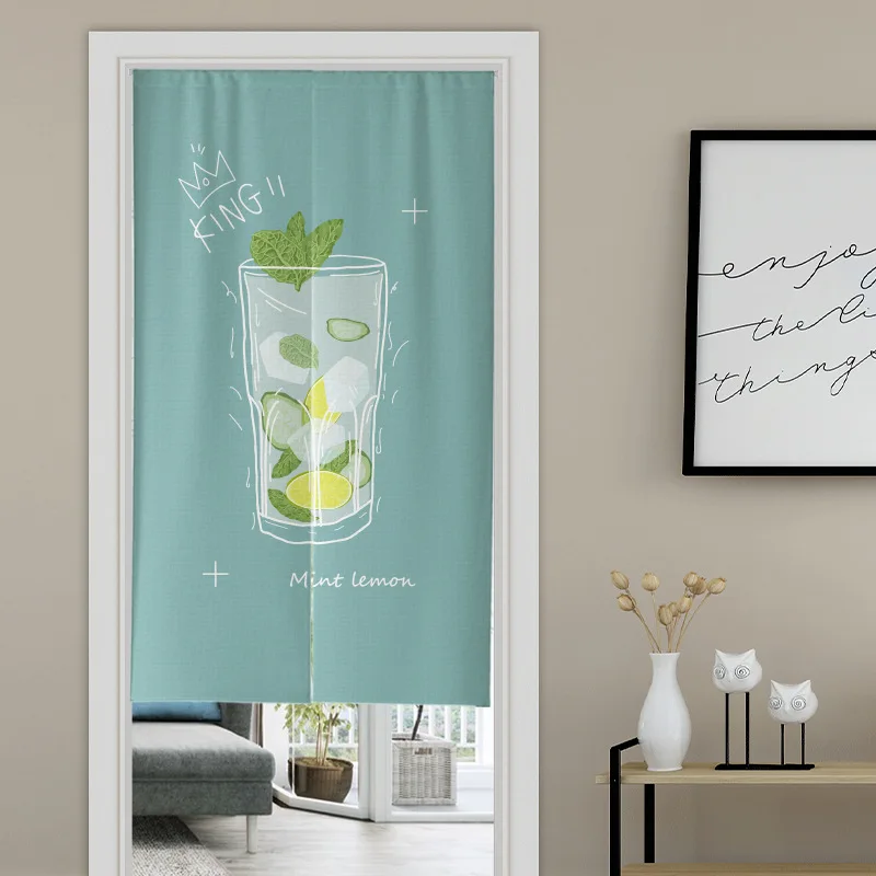 Летняя цветная занавеска для мороженого молока чая дверная дома кухни